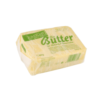 kasKistl Bio Rohmilchbut­ter, Sauerrahmbutter, gesäuerte Butter, buter, rohmilchbuter