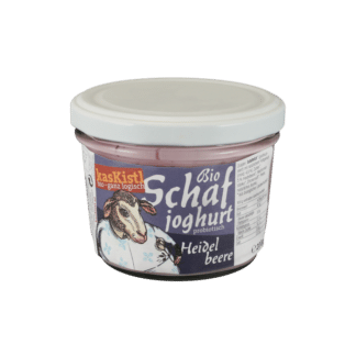 Bio Schafjoghurt Heidelbeer, jokurt, jogurt, yoghurt, schafmilch, frucht, schafsmilch, schafjogurt, blaubeeren